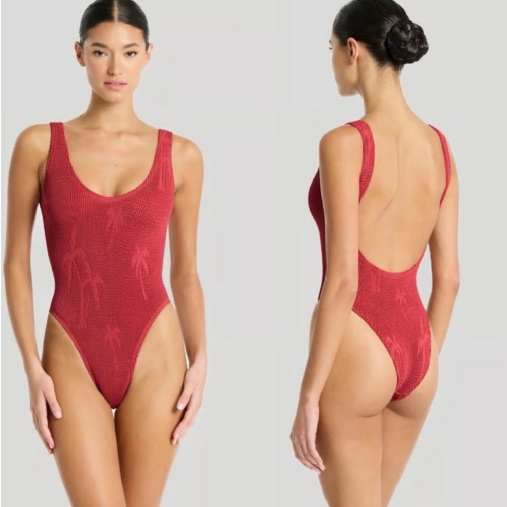 Bond-Eye Palm Tree Mara One-Piece Swimsuit